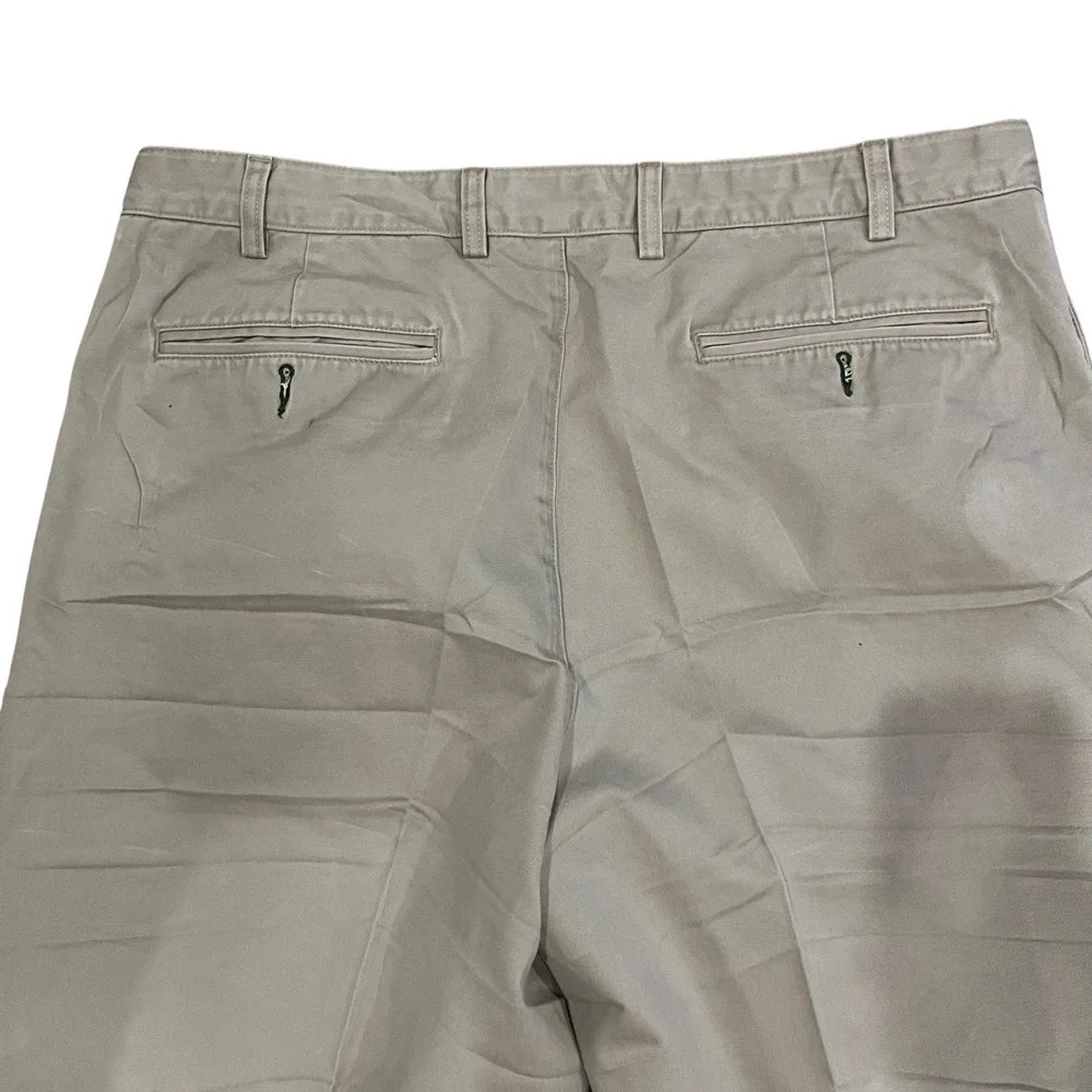 Polo Ralph Lauren Andrew Pant Mens 40 Khaki‎ Tan Double Pleated Cuffed Chinos